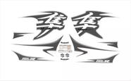 Kit 16 Adesivos Vinil UV Compatível Suzuki Hayabusa