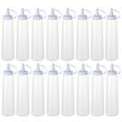 Kit 16 Bisnagas Plásticas Grandes 400ml Molhos Maionese Ketchup Mostarda Plasvale