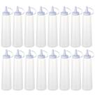 Kit 16 Bisnagas Plásticas Grandes 400ml Molhos Maionese Ketchup Mostarda Plasvale