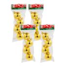 Kit 16 Bolinhas Dourado Decoração Enfeite Árvore De Natal