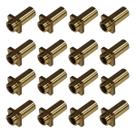 Kit 16 Bucha Afinação Latão 5mm 7/32 Canoa Bateria c Pescoço