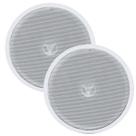 Kit 16 Caixas De Som Ambiente Embutir Teto Coaxial 6pol 70w