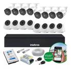 Kit 16 Cameras 1120 Dvr Mhdx 1016 Completo + Hd 1tb Tera