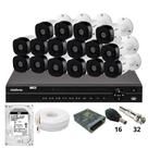 Kit 16 Câmeras 1120b Intelbras Dvr Intelbras Mhdx 1232 Hd 4tb Kit 16 Câmeras 1120b Intelbras Dvr Intelbras Mhdx 1232 Hd 4tb