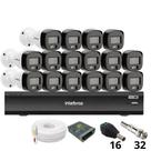 Kit 16 Câmeras Intelbras 3220b Full Color Com Áudio Dvr Intelbras Imhdx 3132 Inteligência Artificial Sem Hd Kit 16 Câmeras Intelbras 3220b Full Color Com Áudio Dvr Intelbras Imhdx 3132 Inteligência Artificial Sem Hd