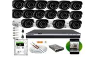 Kit 16 Câmeras Segurança Intelbras Full Hd 1080p 1220b + 3tb
