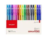 Kit 16 Caneta Tinta Gel Esferográfica Newpen Clic Sensations Kit 16 Caneta Tinta Gel Esferográfica Newpen Clic Sensations