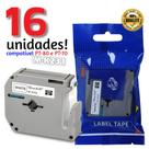 Kit 16 Fita Compatível Brother M231 Mk231 T 12mm Pt 80 70 90