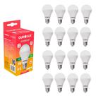 Kit 16 Lâmpada Led Bulbo 9w Branco Frio (6500k) - Ourolux