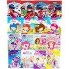 Kit 16 MiniLivros Fada Princesa Barbie Miraculous Lithe Pony