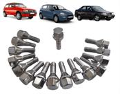 Kit 16 PARAF.RODA CROM.FIAT-PVL 1378-UNO/TEMPRA/ELBA/PUNTO/FIOR/LADA/ALFA ROMEOM12X1 25X28-54-CH 19 CONICO