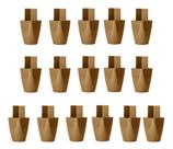 Kit 16 PÃs De MÃ³veis Guarda Roupa Armario Comoda 7cm Marrom