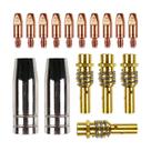 Kit 16 Pç Bico Bocal Difusor Tocha Solda Mig Mag 0.8mm 15ak