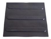 Kit 16 pçs alerta e direcional pvc 250x250x5mm