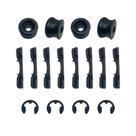 Kit 16 Pcs Deslize Calço Banco Original Fiat Palio Strada