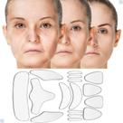 Kit 16 Peças Adesivo Silicone Rosto Inteiro Testa Olhos E Labios Contra Envelhecimento Precoce Pro