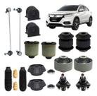 Kit 16 Peças Buchas + Coxim Susp Diant Honda Hrv 2015 A 2021
