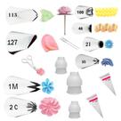 Kit 16 Peças De Confeitar Wilton Adaptadores Armador Tesoura