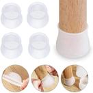 Kit 16 Protetor de Silicone para Pés de Cadeira e Mesa Pés Pezinho Redondo