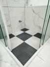 KIT 16 TAPETE MODULAR ANTIDERRAPANTE FLEXIVEL 30x30 BOX BANHEIRO NOVOFLEX