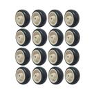 Kit 16 un roda borracha termoplástica 3 pol 70kg p/ rodízio