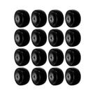 Kit 16 un roda pvc preto 2 pol 50kg p/ rodízio Kit 16 un roda pvc preto 2 pol 50kg p/ rodízio