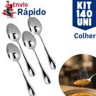 Kit 160 Colher de Mesa de Aço Inox Premium Talher Para Casas Restaurantes Bares Buffet Sopa Kit 160 Colher de Mesa de Aço Inox Premium Talher Para Casas Restaurantes Bares Buffet Sopa