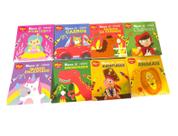 Kit 16un Kit Mini Livros Bloco De Colorir infantil divertido