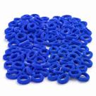 Kit 170 Xuxinha Cabelo Azul Elástico Mini rabicó scrunchie
