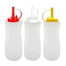Kit 18 Bisnaga Pote Plástica Maionese Ketchup Mostarda 220ml