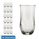 Kit 18 Copos Ópera Transparente Redondo 360ml Durável Nadir