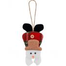 Kit 18 Enfeite árvore Natal Pendente Boneco De Neve 17cm