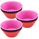 Kit 18 Forminhas de Silicone Cupcake Coloridas Festas e Doces