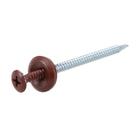 Kit 18 Parafusos Autobrocantes Com Anilha Embutida Para Fixação Speedfix Vermelho/Marrom Onduline 4,2x65mm Kit 18 Parafusos Autobrocantes Com Anilha Embutida Para Fixação Speedfix Vermelho/Marrom Onduline 4,2x65mm