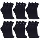Kit 18 Pares Meia Lupo Cano Médio Masculina Sport 3245