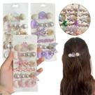 Kit 18 Presilhas Bico De Pato Luxo Modelo Conchas Mar Praia