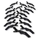 Kit 18 Presilhas Prendedor de Cabelo Bico Jacaré Crocodilo Salão de Beleza Cabeleireiro Penteados Hair Cuidados com os Cabelos