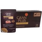 Kit 18 Sachê Granplus Gourmet Para Cães Adultos Frango - 100g