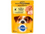 Kit 18 Sachê Pedigree Raças Pequenas Frango ao Molho 100g