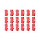 Kit 18 un dispositivo de proteção contra raios com dps front v 275v 20ka vermelho Kit 18 un dispositivo de proteção contra raios com dps front v 275v 20ka vermelho