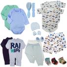 Kit 18Pç Roupa De Bebê Masculino Feminino Presente Enxoval
