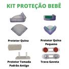 Kit 19 peças Proteção Bebê Tomada Móveis Trava Gaveta Quina Kit 19 peças Proteção Bebê Tomada Móveis Trava Gaveta Quina