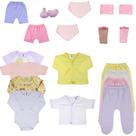 Kit 19 Peças Roupa Bebê Essencial Enxoval Longo Algodão