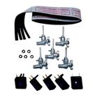 Kit 19pçs Vedante Registro Interruptor Fogão Cooktop Fischer