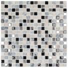 Kit 1m² Pastilha de Marmore e Inox 30cm X 30cm