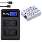 Kit 1x Baterias LPE8 1800mAh + 1x Carregador Duplo com LCD para CANON modelos LPE8