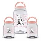 KIT 1x POTES RAÇÃO 3,6L + 2x POTE 1,7L PETISCO BEST FRIENDS