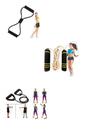 Kit 2 + 1 para seu treinamento funcional em casa academia definição muscular e resistencia