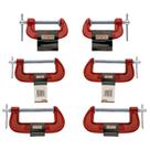 Kit 2, 3 e 4 Polegadas Grampo Tipo C Para Leve Starfer