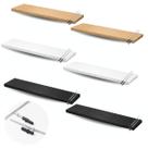 kit 2, 3 e 4 Prateleiras De Parade Suspensa 60cm Mdf Nicho Organizador Resistente Grossa Decorativo Suporte Invisivel Branca